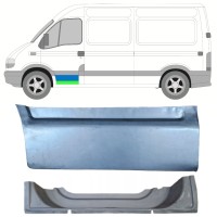 Painel de reparação interna e externa das portas dianteiras para Opel Movano 1998-2010 / Esquerdo 16880