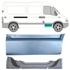 Painel de reparação interna e externa das portas dianteiras para Opel Movano 1998-2010 / Direito 16878