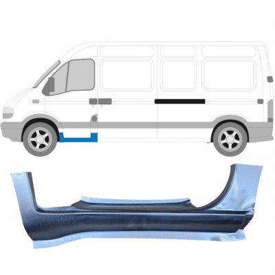 Painel de reparação da soleira para Renault Master 1998-2010 / Esquerdo /  6913