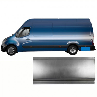 Painel de reparação da parte traseira do guarda-lamas traseiro para Renault Master 2010- / Esquerdo 9065