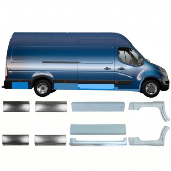 Kit de reparos para Renault Master 2010- / LWB /  10065