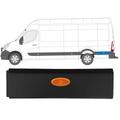Moldura lateral para Opel Movano 2010-2021 / Esquerdo / Conjunto 13281
