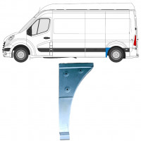 Painel de reparação da parte frontal do guarda-lamas traseiro para Renault Master 2010- / Esquerdo 12849