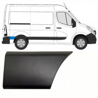 Moldura lateral traseira atrás da roda para Renault Master 2010- / SWB / Direito /  8707