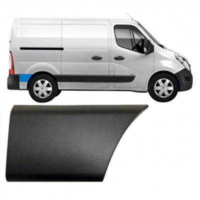 Moldura lateral traseira atrás da roda para Renault Master 2010- / SWB / Direito /  8707