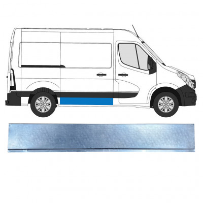 Painel de reparação das portas deslizantes para Renault Master 2010-  / L1 / Direito 5957