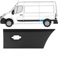 Moldura lateral do guarda-lamas traseiro com Luz para Renault Master 2010- / L2 / Esquerdo 10931