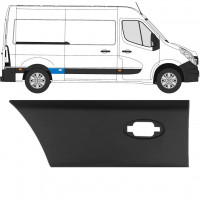 Moldura lateral do guarda-lamas traseiro com Luz para Renault Master 2010- / L2 / Direito 10930