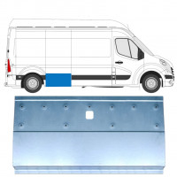 Painel de reparação lateral para Renault Master 2010- / Esquerda = Direita (simétrico) 12841