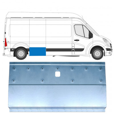 Painel de reparação lateral para Renault Master 2010- / Esquerda = Direita (simétrico) 12841