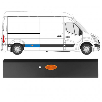 Moldura lateral com sensor de estacionamento para Renault Master 2010- / LWB / Direito /  10912