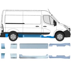 Kit de reparos para Renault Master 2010- / Esquerda+Direita / 14926