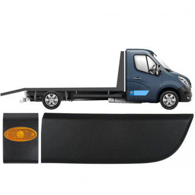 Moldura lateral com Luz para Renault Master 2010- / Direito / Cabine simples / Conjunto 10024