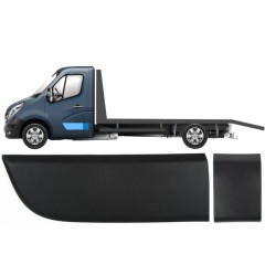 Conjunto de molduras laterais para cabine simples para Renault Master 2010- / Esquerdo / 8584