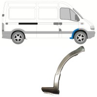 Painel de reparação do arco da roda dianteira para Renault Master 1998-2010 / Direito 15354
