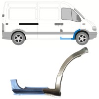 Painel de reparação da soleira com arco da roda dianteira para Opel Movano 1998-2010 / Direito 15370