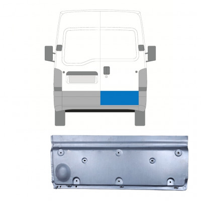 Painel de reparação das portas traseiras para Renault Master 1998-2010 / Direito 11409