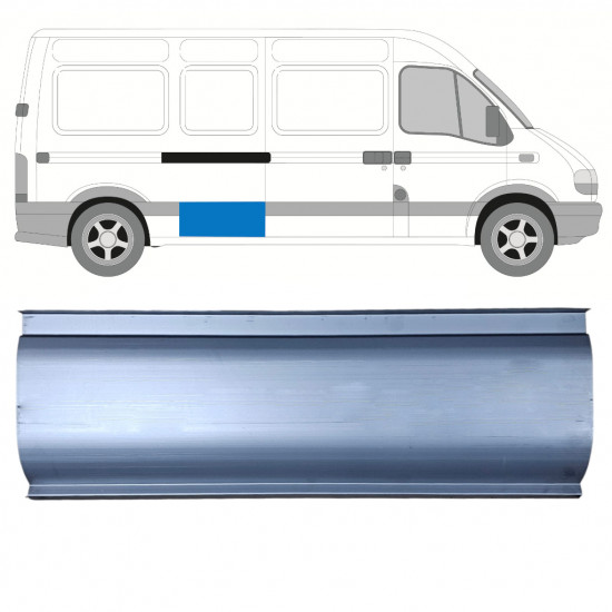 Painel de reparação lateral externa para Renault Master 1998-2010  / Esquerda = Direita (simétrico) 11136