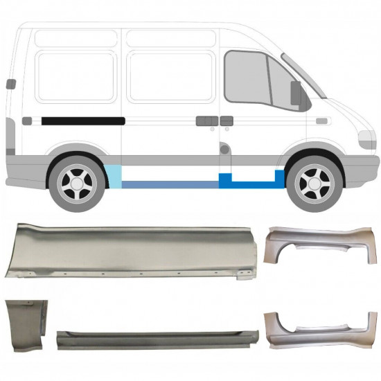 Kit de reparos para Renault Master 1998-2010 / SWB /  10697