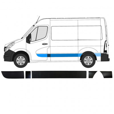 Conjunto de molduras para Renault Master Opel Movano Nv 400 2010- / Esquerdo /  10894