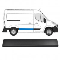 Moldura lateral da porta deslizante para Renault Master 2010- / Direito 10843