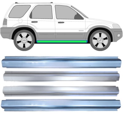 Painel de reparação interna da soleira para Ford Maverick 2001-2008 / Esquerda+Direita / Conjunto 14856