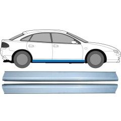 Painel de reparação da soleira para Mazda 323F BG 1989-1994 / Esquerda = Direita (simétrico) / Conjunto 10395