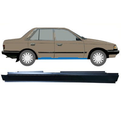 Soleira completa para Mazda 323 BF 1985-1989 / Direito 12959