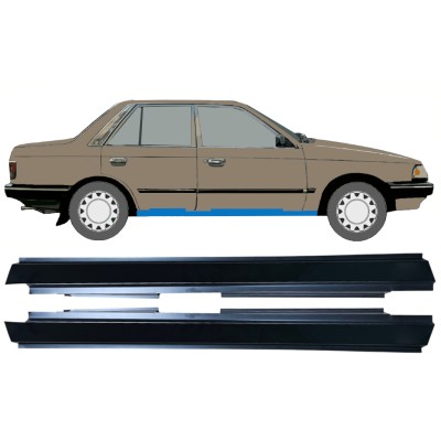 Soleira completa para Mazda 323 BF 1985-1989 / Esquerdo / Direito / Esquerda+Direita / Conjunto 12961