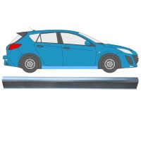 Painel de reparação da soleira para Mazda 3 2009-2013 / Esquerda = Direita (simétrico) 15012 Painel de reparação da soleira para Mazda 3 2009-2013 / Esquerda = Direita (simétrico) 15012