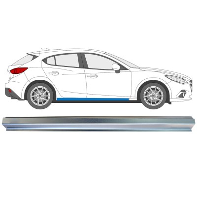 Painel de reparação da soleira para Mazda 3 2013-2019 / Direito 16343