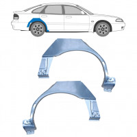 Painel de reparação do guarda-lamas traseiro para Mazda 626 1992-1997 / Esquerda+Direita / Conjunto 9893