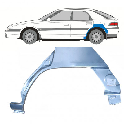 Painel de reparação do guarda-lamas traseiro para Mazda 323F BG 1989-1994 / Esquerdo 7987