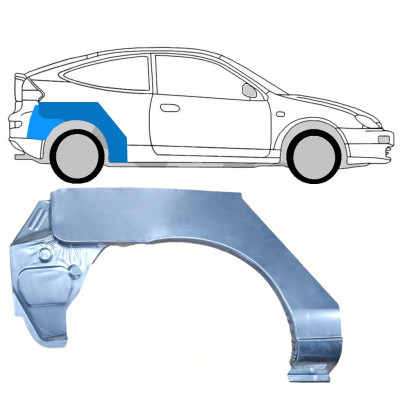 Painel de reparação do guarda-lamas traseiro para Mazda 323 BH 1994-1998 / Direito / COUPE 7984