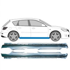 Soleira completa para Mazda 3 2003-2009 / Esquerda+Direita / Conjunto 10554