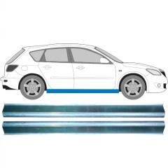 Painel de reparação da soleira para Mazda 3 2003-2009 / Esquerda+Direita / Conjunto 11357