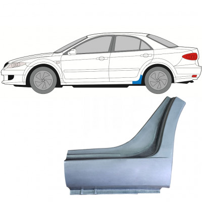 Painel de reparação do acabamento da soleira para Mazda 6 2002-2007 / Esquerdo 7978