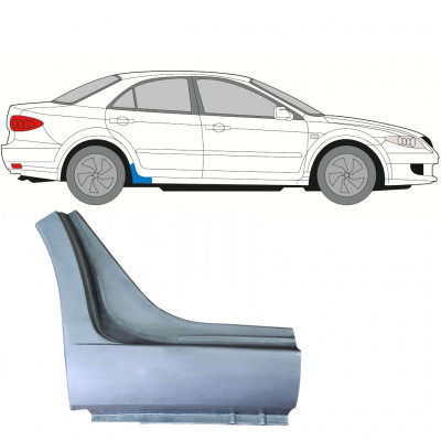 Painel de reparação do acabamento da soleira para Mazda 6 2002-2007 / Direito 7977