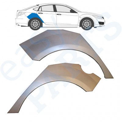 Painel de reparação do guarda-lamas traseiro para Mazda 6 2007-2012 / Esquerda+Direita / Conjunto 9762