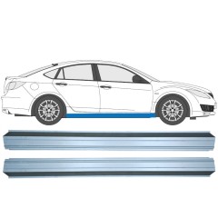 Painel de reparação da soleira para Mazda 6 GG GY 2002-2007 / Esquerda = Direita (simétrico) / Conjunto 10495