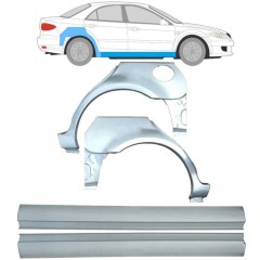 Painel de reparação da soleira com guarda-lamas traseiro para Mazda 6 GG GY 2002-2007 / Esquerda+Direita / Conjunto 9653