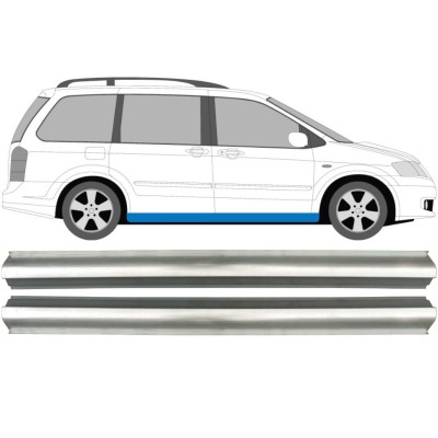 Painel de reparação da soleira para Mazda MPV 1999-2006 / Esquerda = Direita (simétrico) / Conjunto 10437