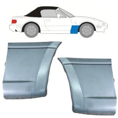 Painel de reparação do guarda-lamas dianteiro para Mazda MX-5 1989-1998 / Esquerda+Direita / Conjunto 9830
