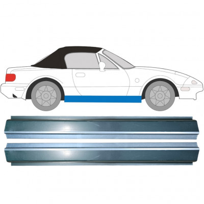 Painel de reparação da soleira para Mazda MX-5 1989-1998 / Esquerda = Direita (simétrico) / Conjunto 9509