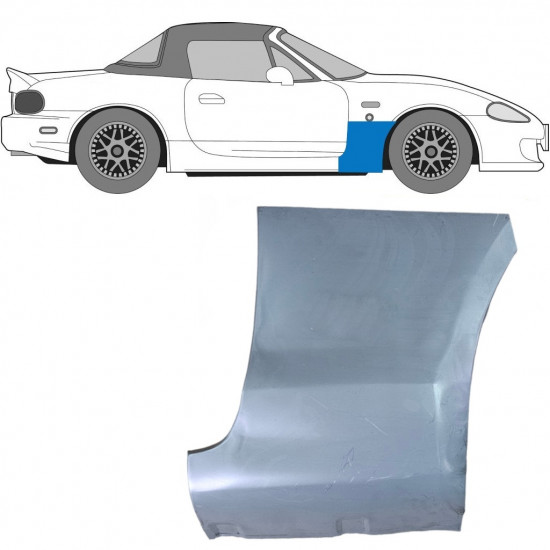 Painel de reparação do guarda-lamas dianteiro para Mazda MX-5 1998-2005 / Direito 6699