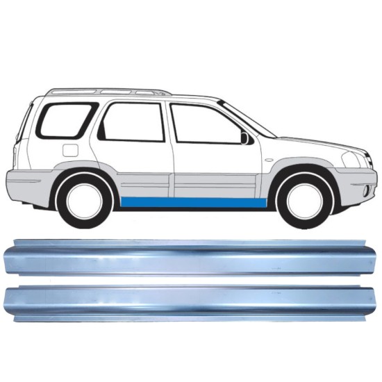 Painel de reparação da soleira para Mazda Tribute 2001-2008 / Esquerda+Direita 15595