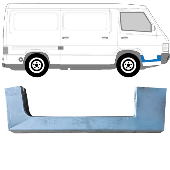 Painel de reparação da soleira da porta dianteira para Mercedes MB 100 1988-1996 / Direito 16857