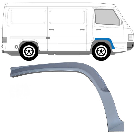 Painel de reparação do arco da roda dianteira para Mercedes MB 100 1988-1996 / Direito 16859
