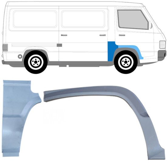Kit de reparos para Mercedes MB 100 1988-1996 / Direito / 16965