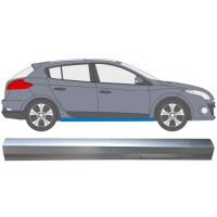 Painel de reparação da soleira para Renault Megane III 2008-2016 / Direito 16043